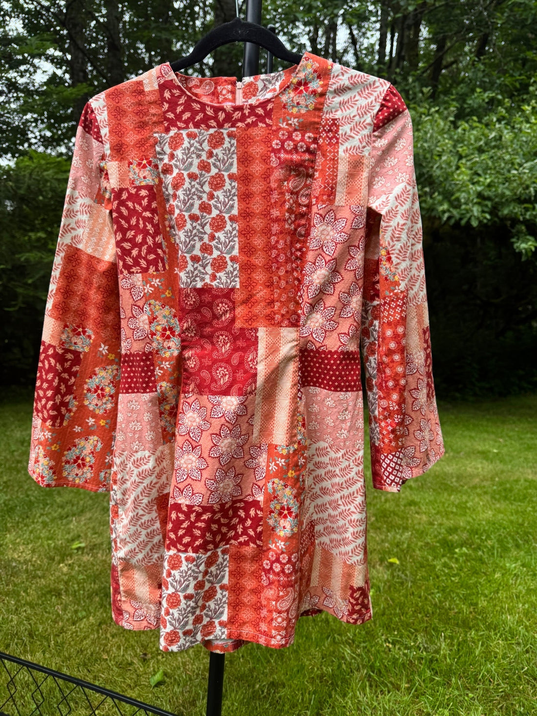 60s-70s themed princess seam dress